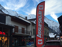 Assurski aux pieds du Mont Blanc